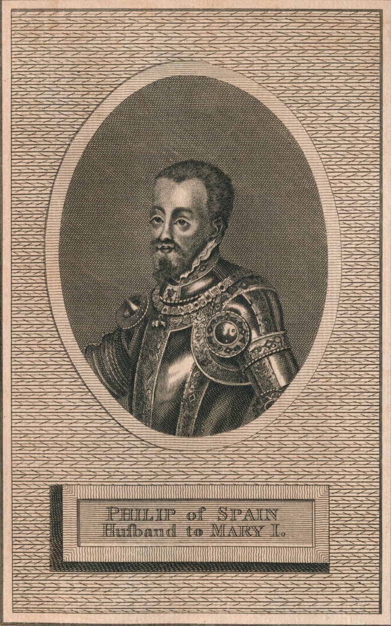ملك إسبانيا فيليب الثاني ، زوج الملكة ماري الأولى ، 1793 بواسطة غير معروف