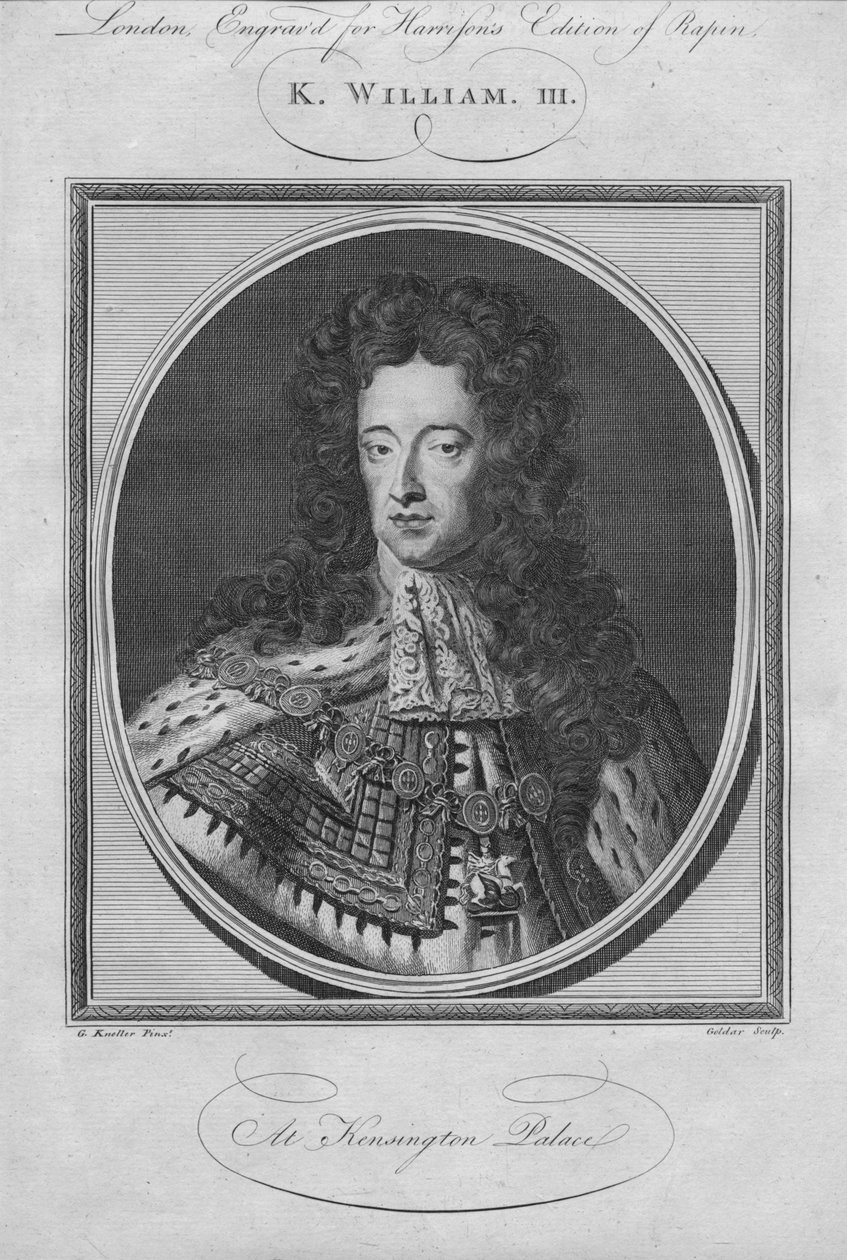 الملك وليام الثالث ، 1784. بواسطة غير معروف