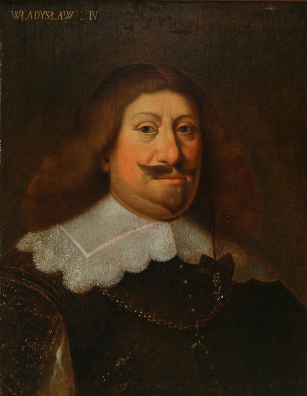 الملك فلاديسلاف الرابع فاسا ملك بولندا 1595-1648 ، القيصر الروسي ، القرن السابع عشر بواسطة غير معروف