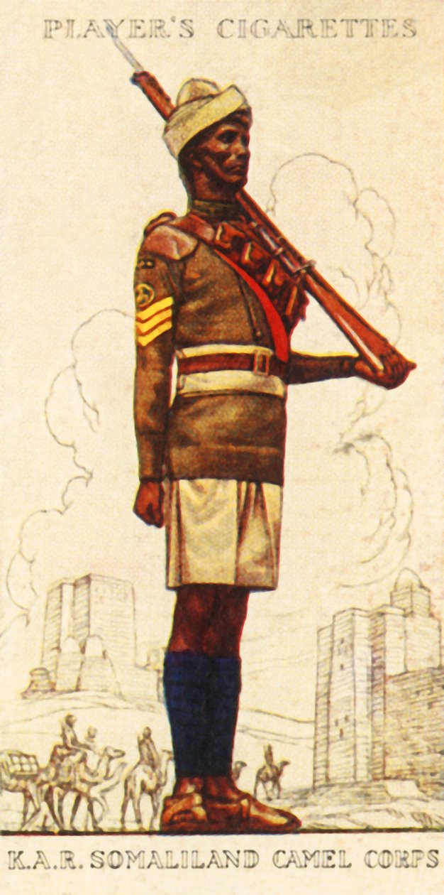 بنادق الملوك الأفريقية: فيلق جمل أرض الصومال ، 1936. بواسطة غير معروف