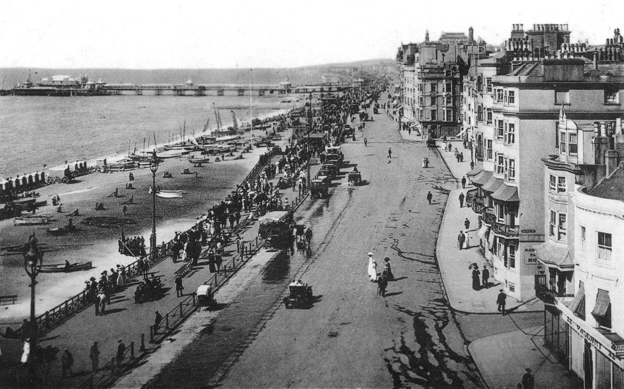 طريق الملوك ، برايتون ، شرق ساسكس ، c1900s-c1920s بواسطة غير معروف