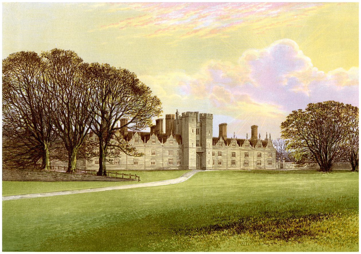 Knole ، بالقرب من Sevenoaks ، كينت ، منزل اللورد ساكفيل ، c1880 بواسطة غير معروف