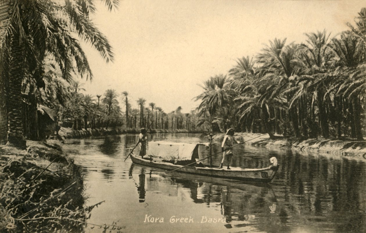 قرة كريك ، البصرة ، c1918-c1939. بواسطة غير معروف