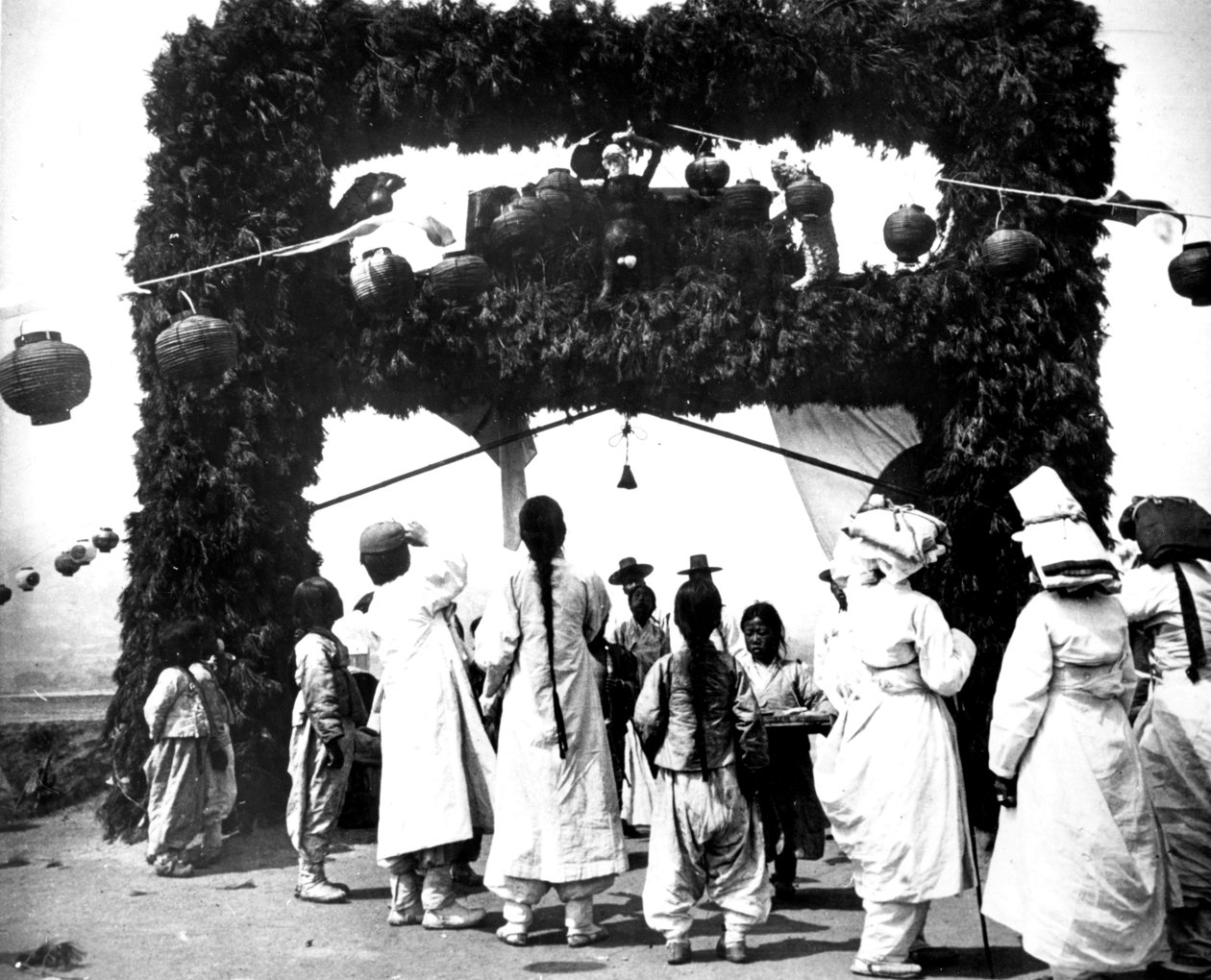 الأطفال الكوريون ، 1900 بواسطة غير معروف