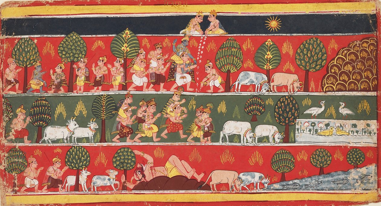 كريشنا وجوبيس ، 1720 بواسطة غير معروف