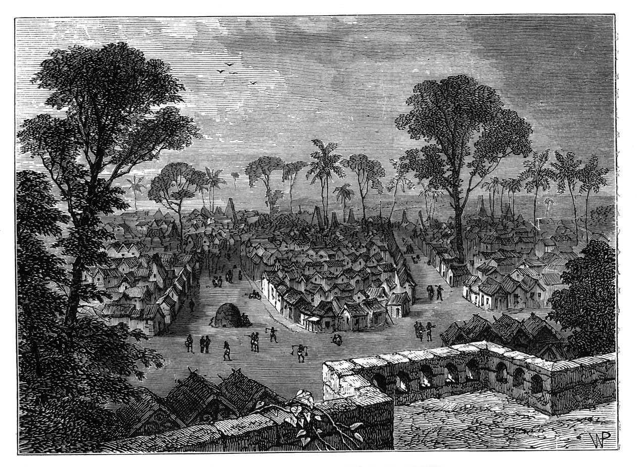 كوماسي ، أشانتي ، جولد كوست ، غرب إفريقيا ، c1890 بواسطة غير معروف