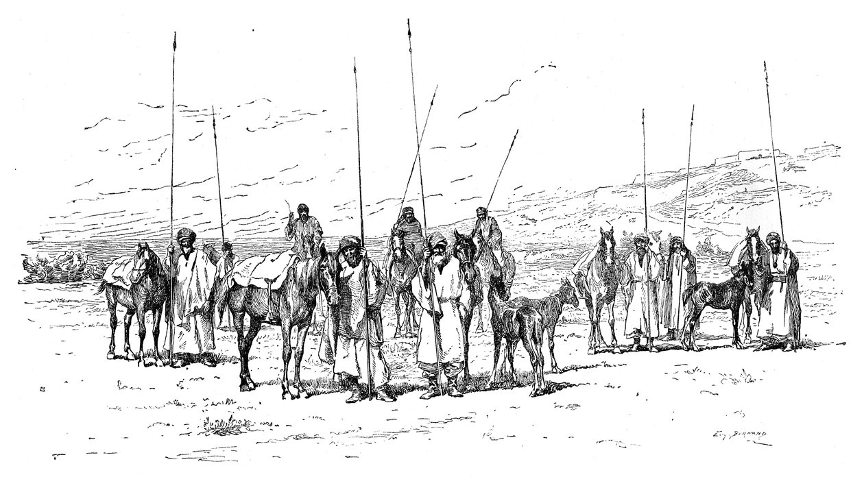 سلاح الفرسان الكردي 1895 بواسطة غير معروف