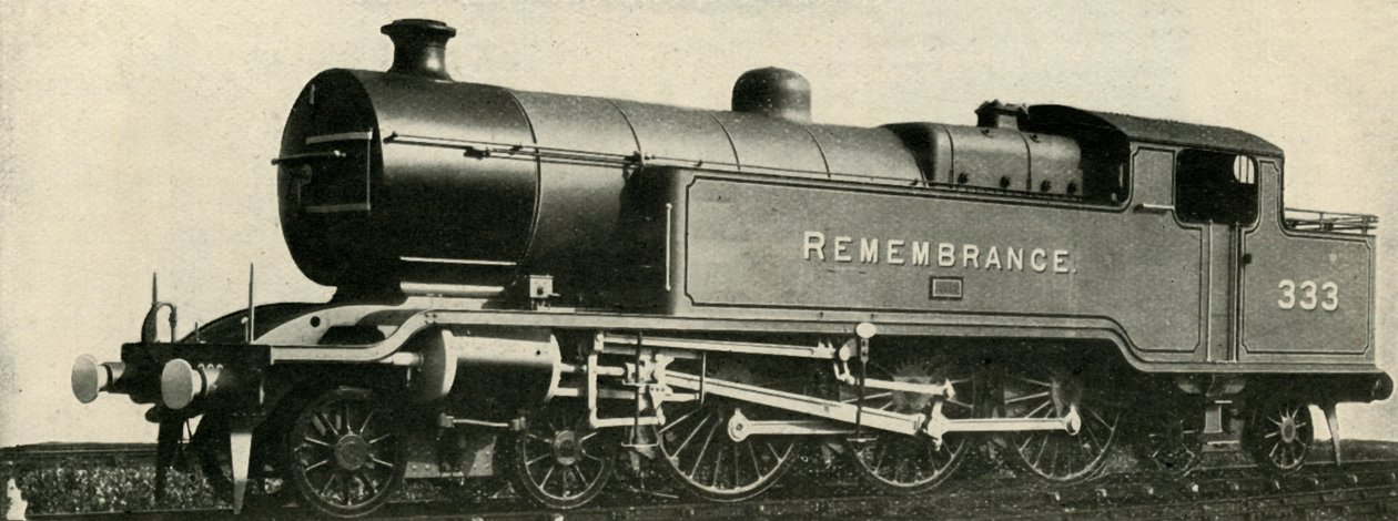 LBSC Pacific Type of Tank ، محرك ذكرى الحرب ، c1930. بواسطة غير معروف