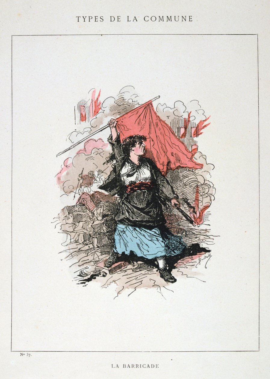 لا باركيد ، كومونة باريس ، 1871 بواسطة غير معروف