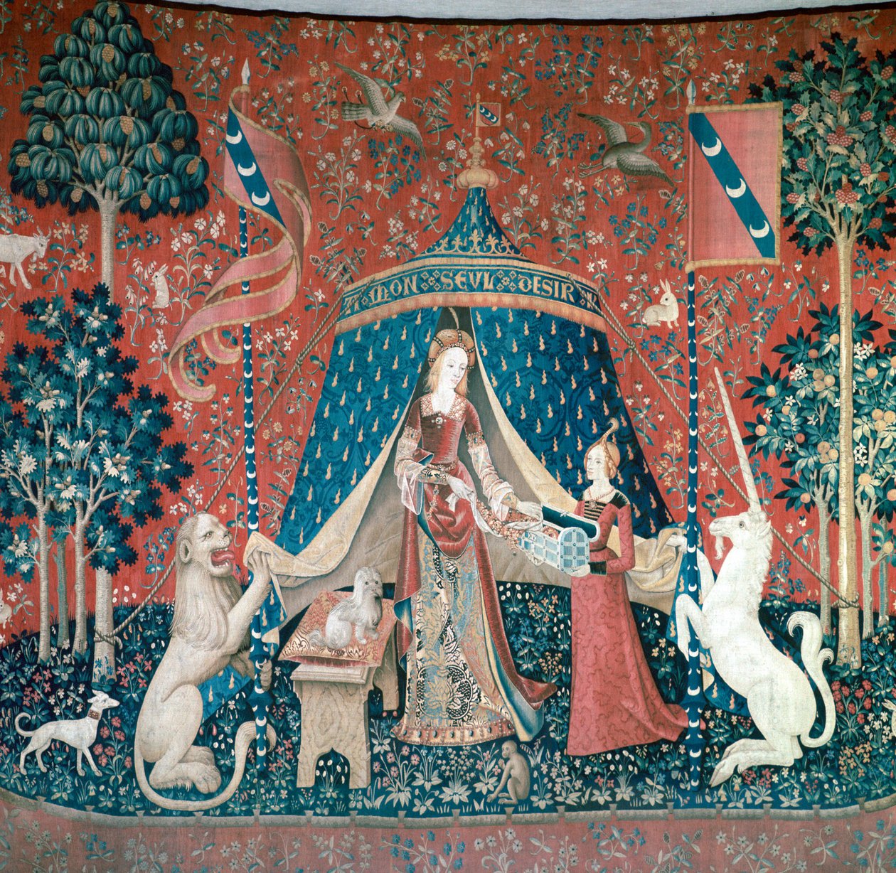 La Dame A La Licorne ، القرن الخامس عشر بواسطة غير معروف