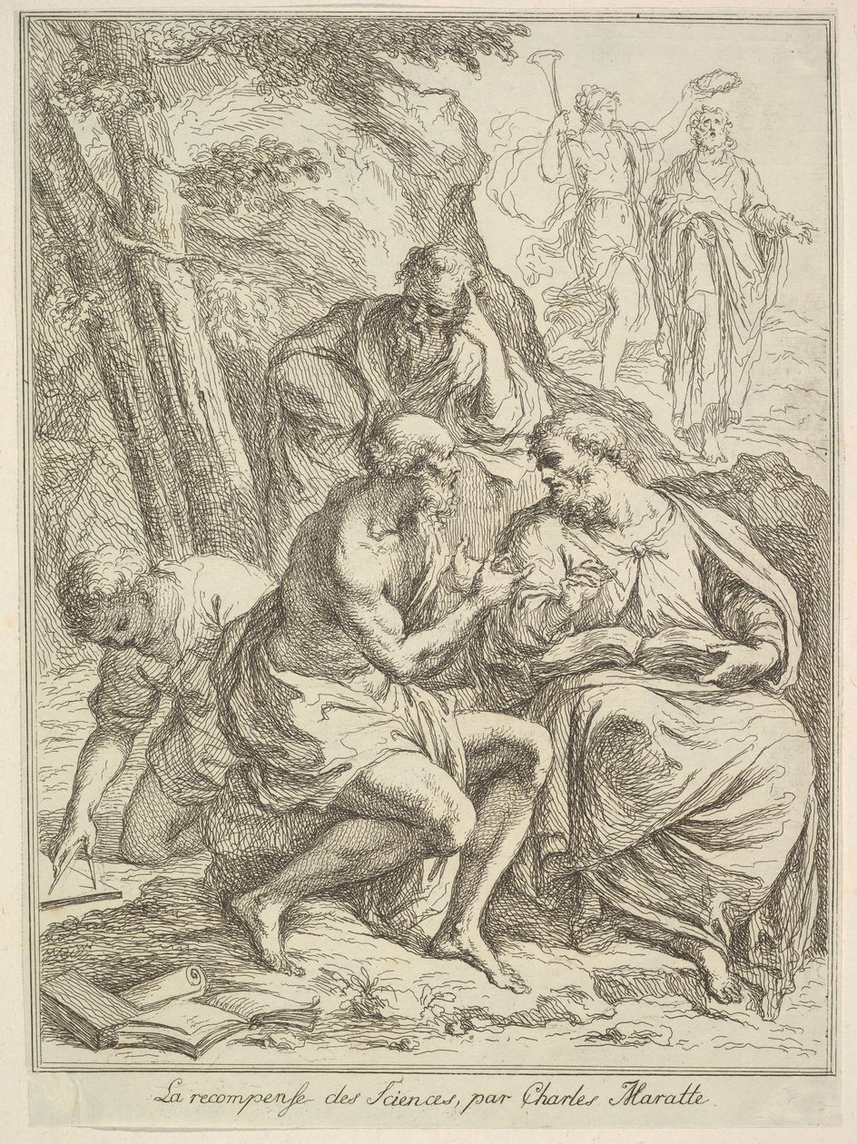 جائزة العلوم ، 1640-1713. بواسطة غير معروف