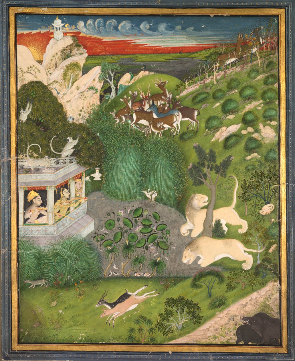 السيدات يطلقون النار من جناح ، ج. 1810. بواسطة غير معروف