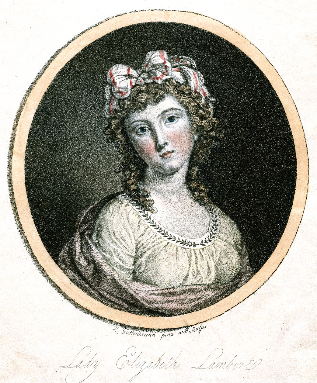 السيدة إليزابيث لامبرت ، 1750-1820 بواسطة غير معروف