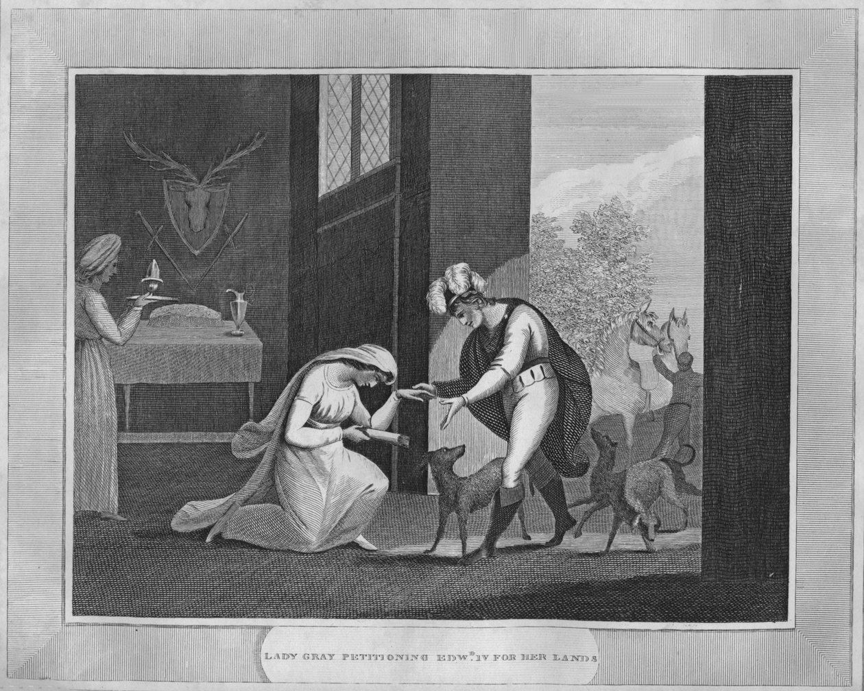 سيدة غراي عريضة إدوارد الرابع لأراضيها ، 1838 بواسطة غير معروف