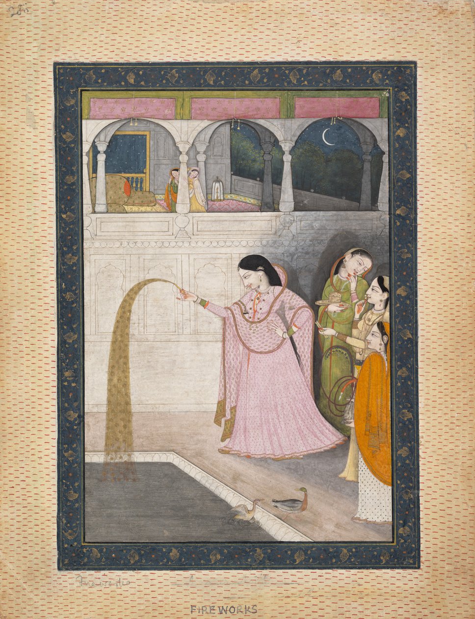 سيدة تحمل سباركلر ، كاليفورنيا. 1800. بواسطة غير معروف