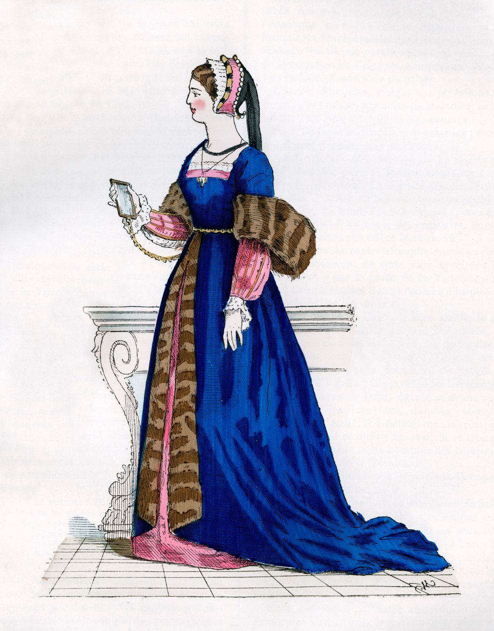 سيدة من بلاط فرانسيس الأول من فرنسا ، القرن السادس عشر 1882-1884 بواسطة غير معروف