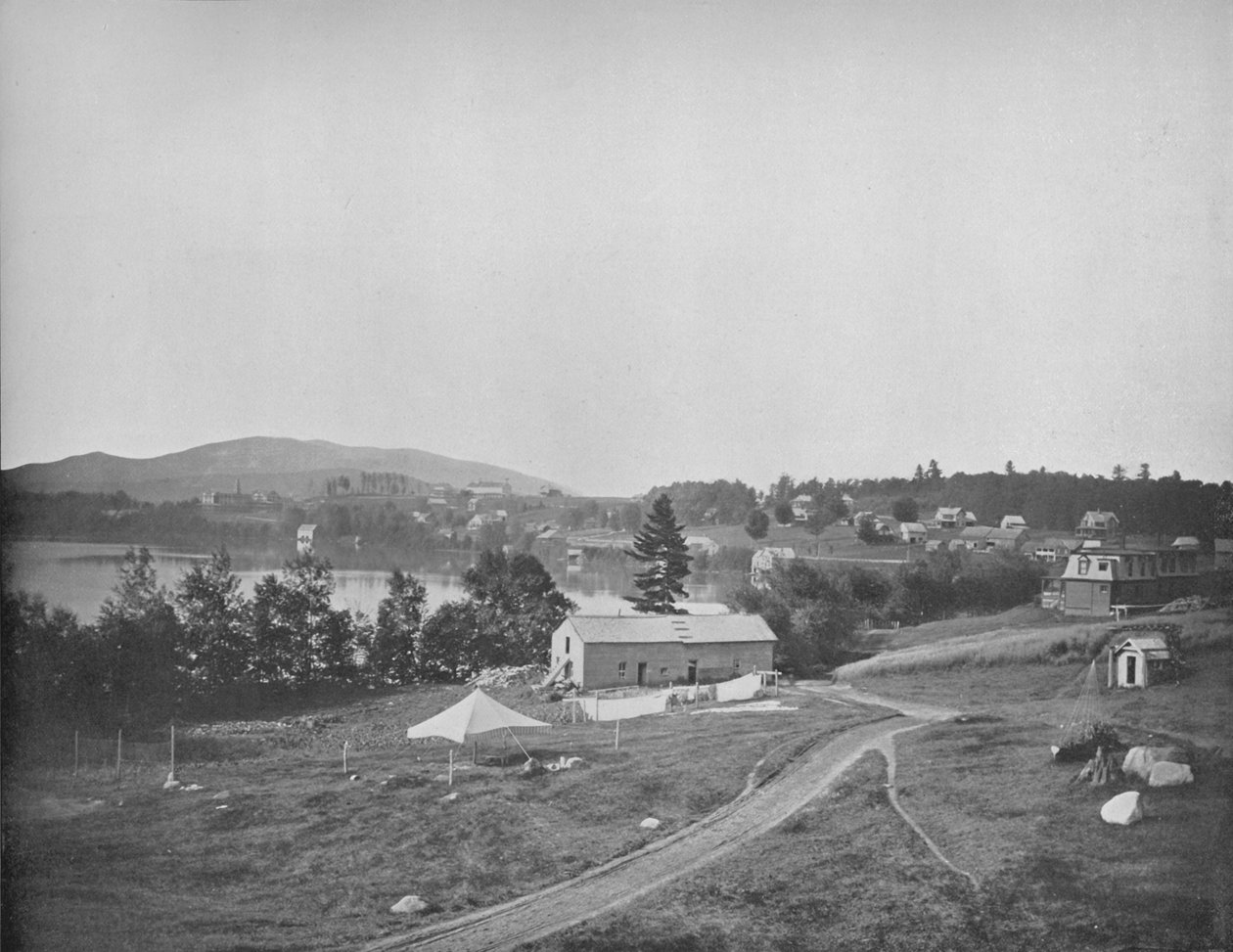 بحيرة بلاسيد ، آديرونداكس ، نيويورك ، c1897. بواسطة غير معروف