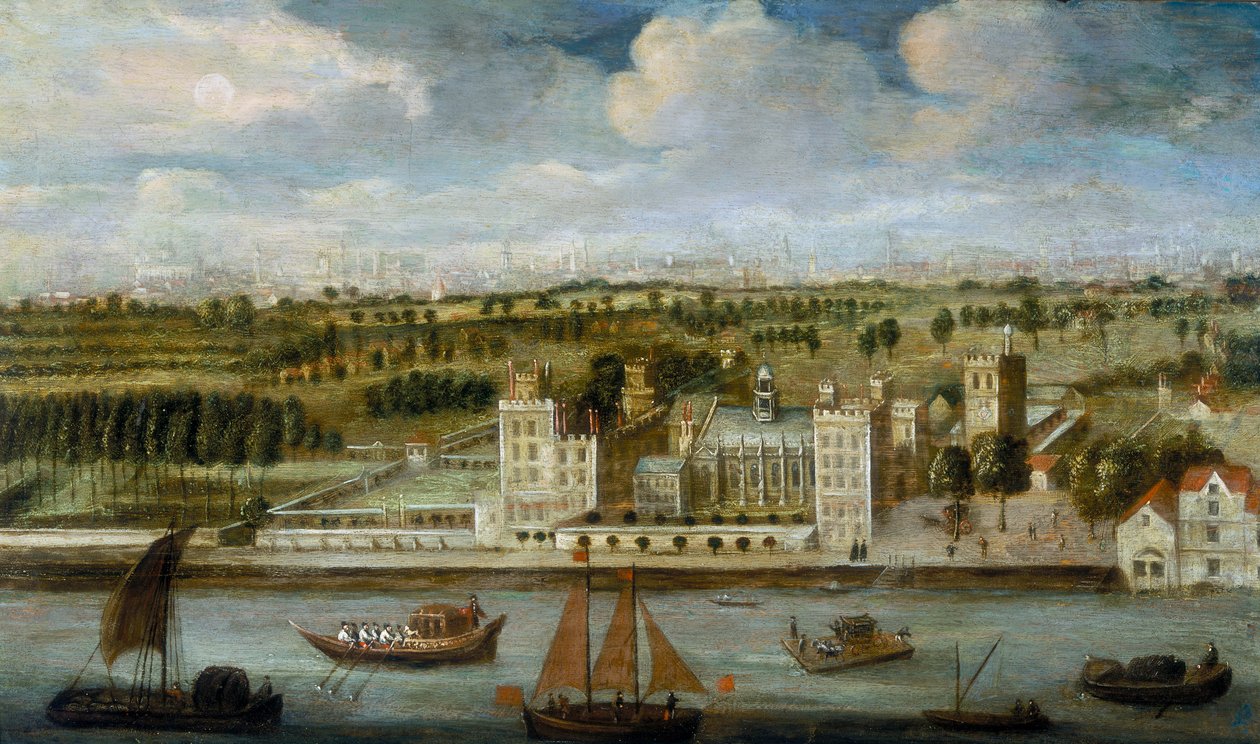قصر لامبث ، c1715 بواسطة غير معروف