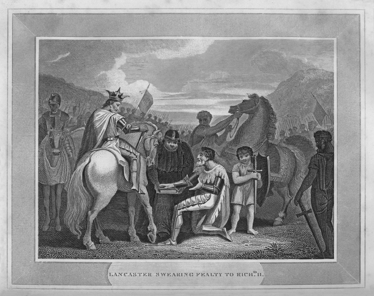 لانكستر شتم الولاء لريتشارد الثاني ، 1838 بواسطة غير معروف