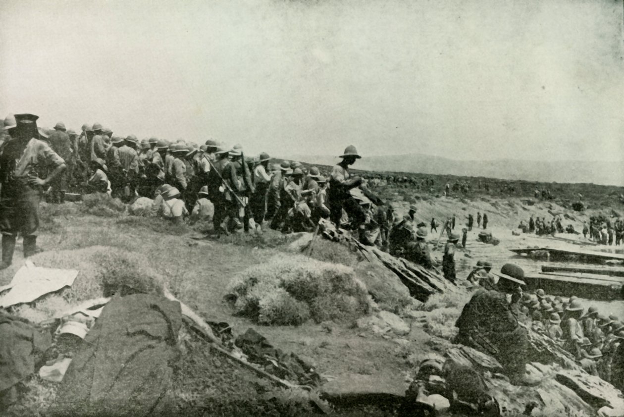 قوات الإنزال في خليج سوفلا ، 1919. بواسطة غير معروف