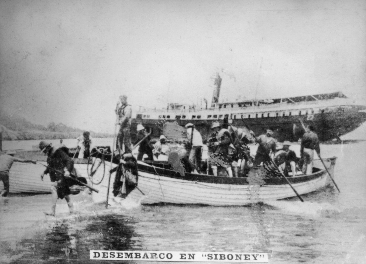 الهبوط في سيبوني ، 1898 ، 1920 بواسطة غير معروف
