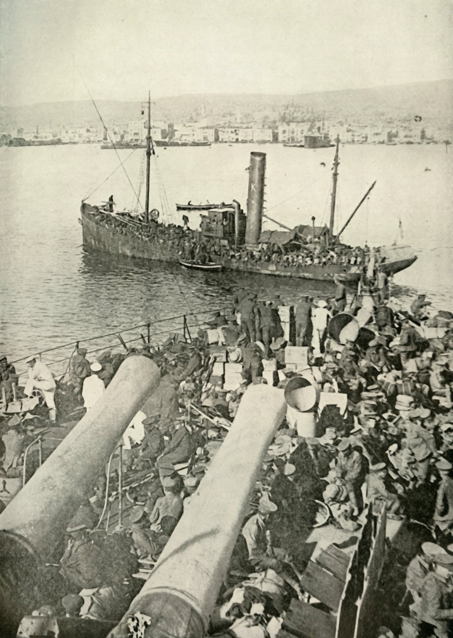 هبوط القوات البريطانية في سالونيكا ، 1919. بواسطة غير معروف