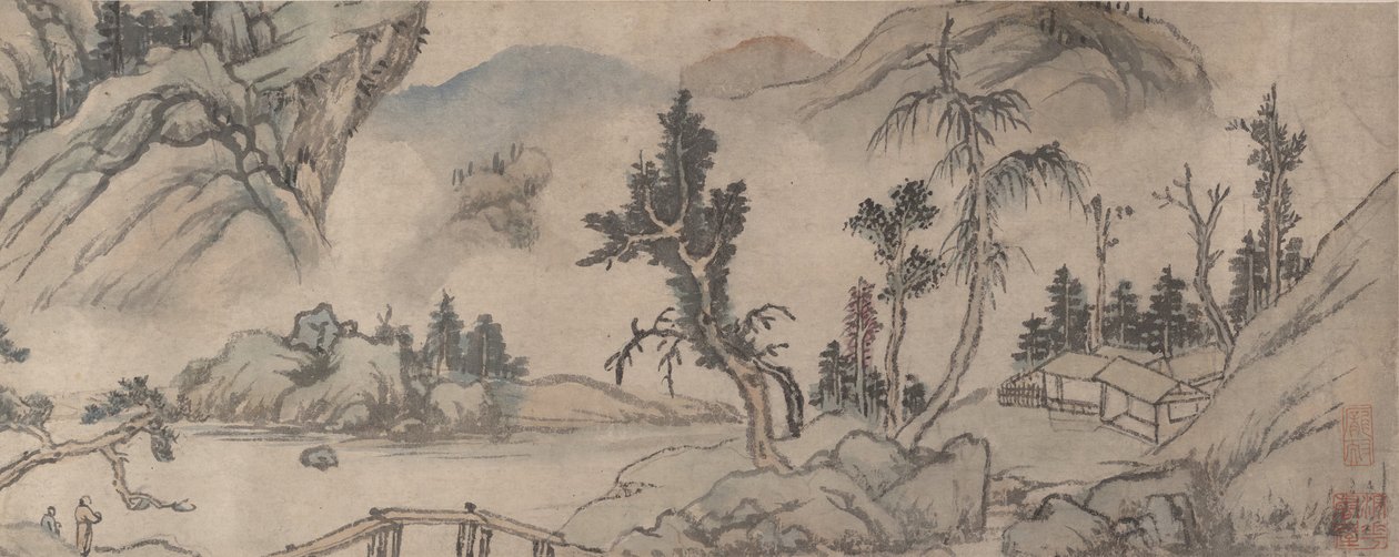منظر طبيعي ، أوائل القرن العشرين ، تاريخ زائف عام 1577. بواسطة غير معروف