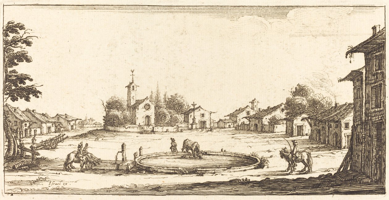 أفقي ، في عام 1635 أو بعده. بواسطة غير معروف