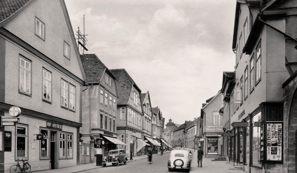 Langestrasse ، Buckeburg ، ألمانيا ، c1930s بواسطة غير معروف