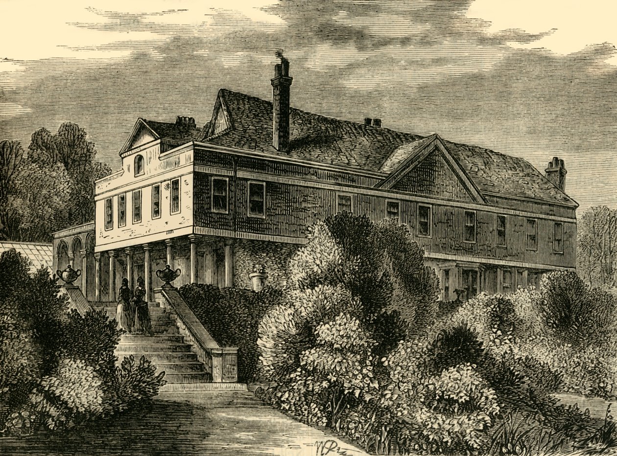 بيت لودرديل ، في عام 1820 ، c1876. بواسطة غير معروف