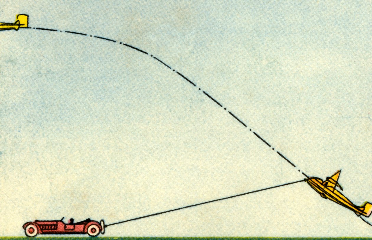 إطلاق طائرة شراعية ، 1932. بواسطة غير معروف