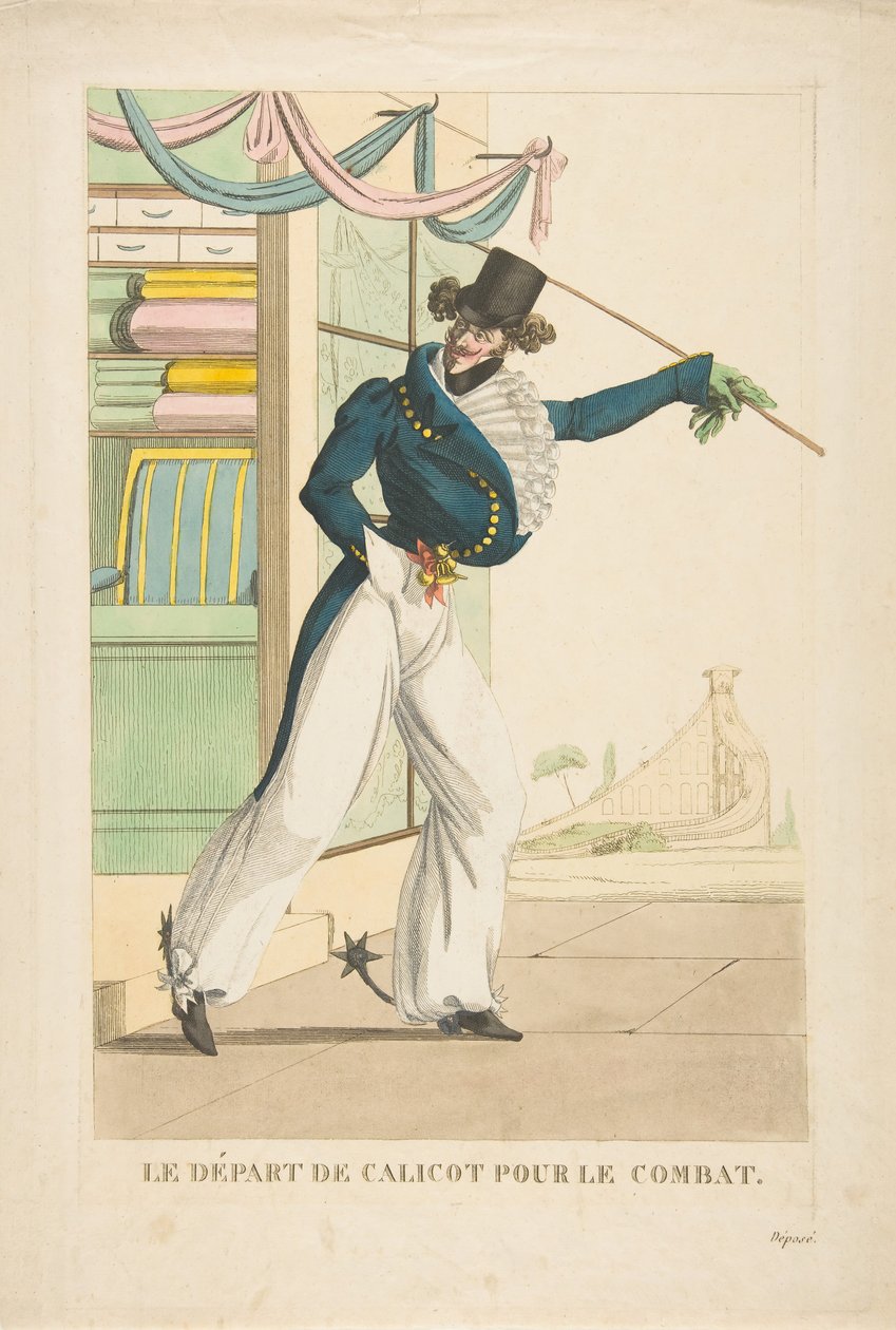رحيل كاليكو للقتال ، 1817-18. بواسطة غير معروف
