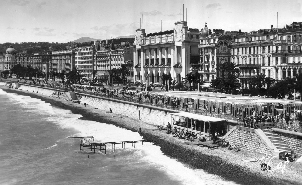 Palais de la Mediterranee على منتزه Anglais ، نيس ، جنوب فرنسا ، أوائل القرن العشرين بواسطة غير معروف