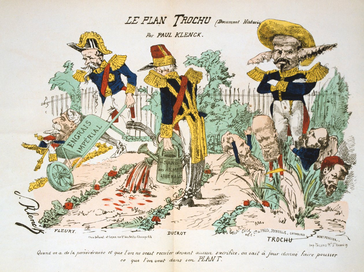 Le Plan Trochu ، 1870-1871 بواسطة غير معروف