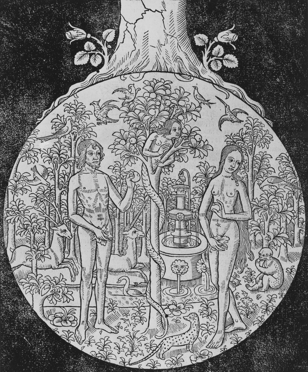المجلد الأول من الكتاب المقدس الفرنسي التاريخي والمطبوع حديثًا ، كاليفورنيا. 1501. بواسطة غير معروف