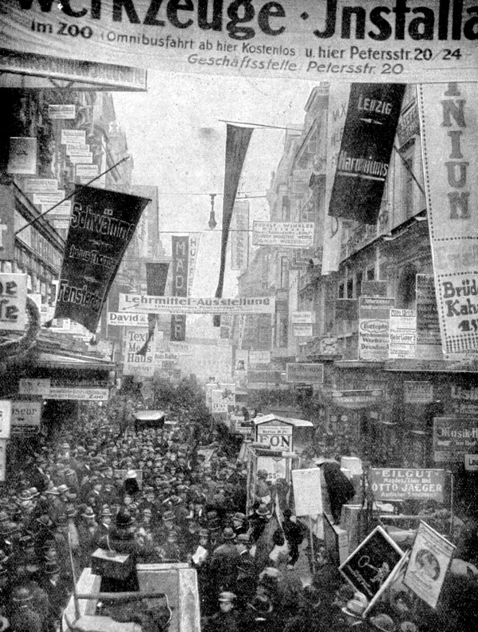موكب إعلان لايبزيغ العظيم ، لايبزيغ ، ألمانيا ، 1922 بواسطة غير معروف