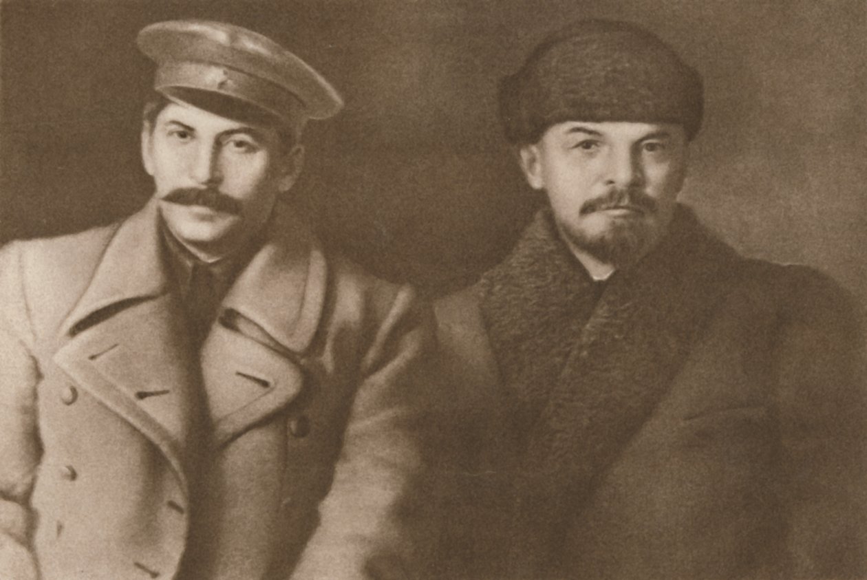 لينين وستالين ، مارس 1919 ، 1939. بواسطة غير معروف