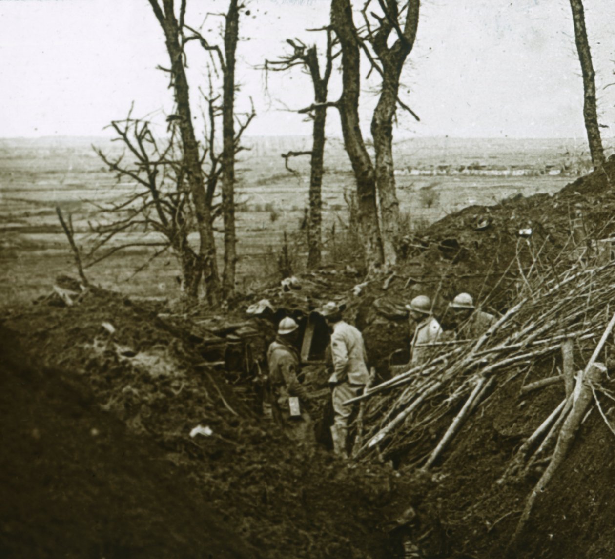 Les Éparges ، شمال فرنسا ، 1915. بواسطة غير معروف