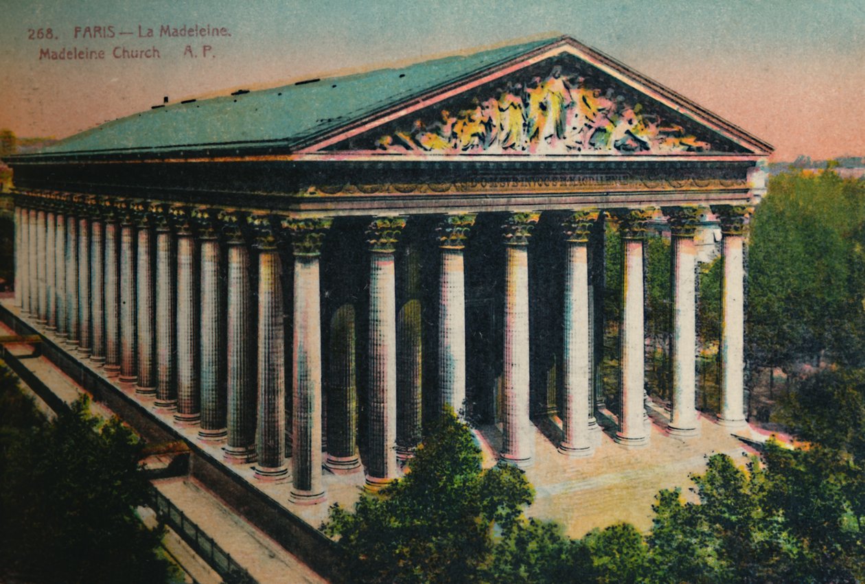 Léglise de la Madeleine، Paris، c1920 بواسطة غير معروف