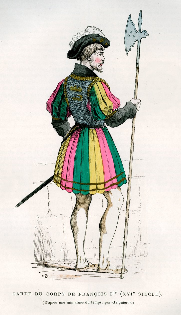 حارس الحياة أو حارس شخصي من فرانسيس الأول من فرنسا ، القرن السادس عشر 1882-1884 بواسطة غير معروف