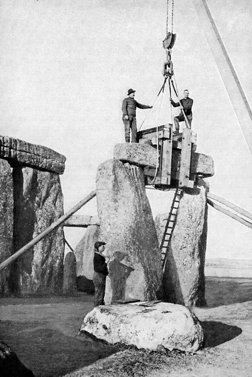 رفع دجال في ستونهنج ، 1901 ، c1920 بواسطة غير معروف