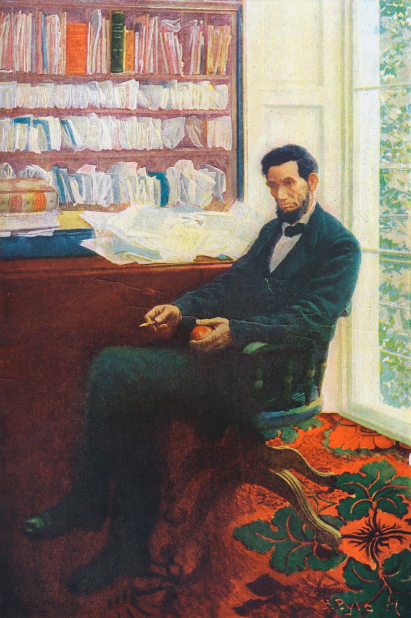 لينكولنز لاست داي ، أبراهام لينكولن 1891-1865 ، 1907 بواسطة غير معروف