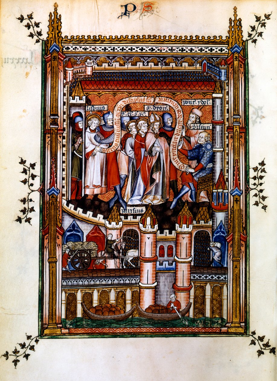 يعلن Lisbius نفسه تلميذا للمسيح ، 1317 بواسطة غير معروف