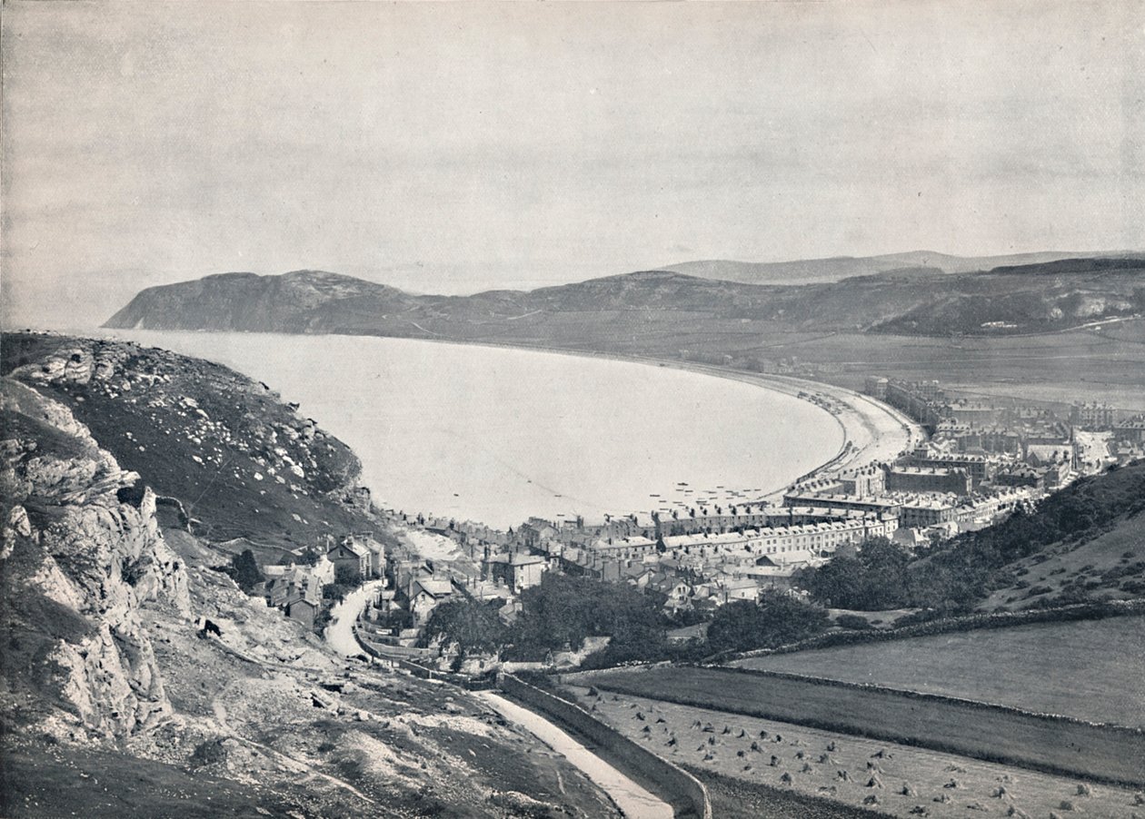 Llandudno - تطل على الجبل ، 1895 بواسطة غير معروف
