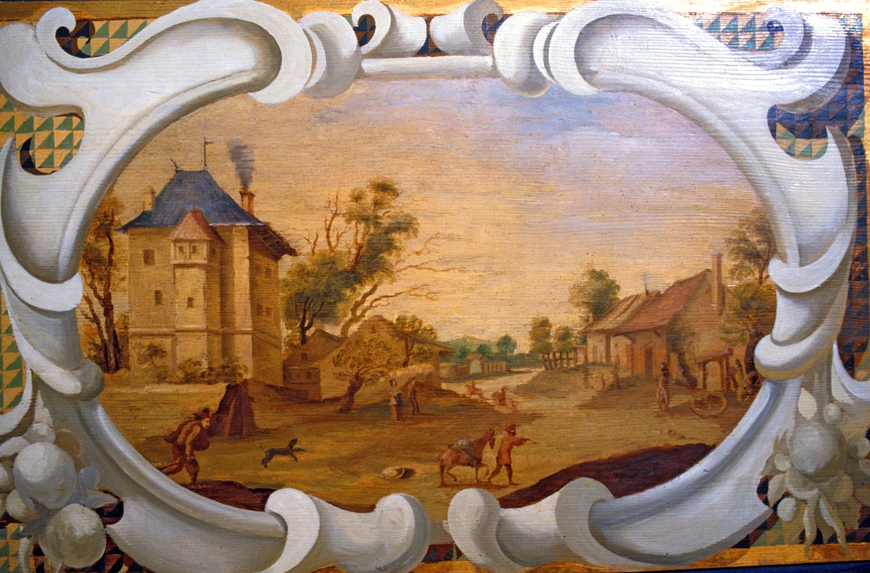 Loire Atlantique N * 042 - Chateau de Haute Goulaine - خشب مطلي بواسطة غير معروف