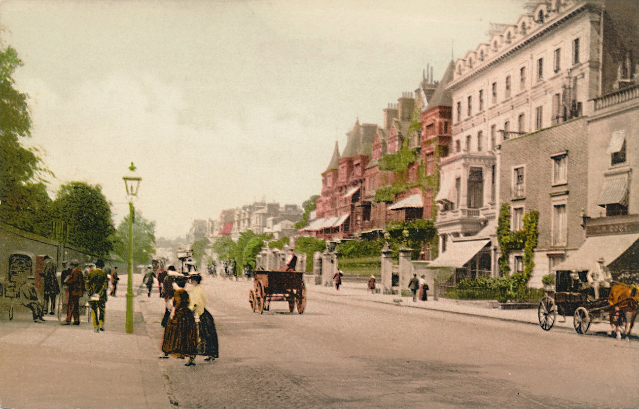 لندن. طريق بايزووتر ، ج 1900. بواسطة غير معروف
