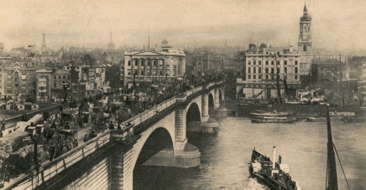 جسر لندن ، c1906 بواسطة غير معروف