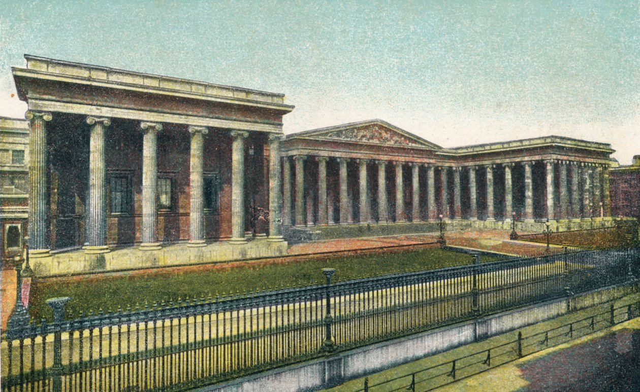 لندن ، المتحف البريطاني ، c1900. بواسطة غير معروف