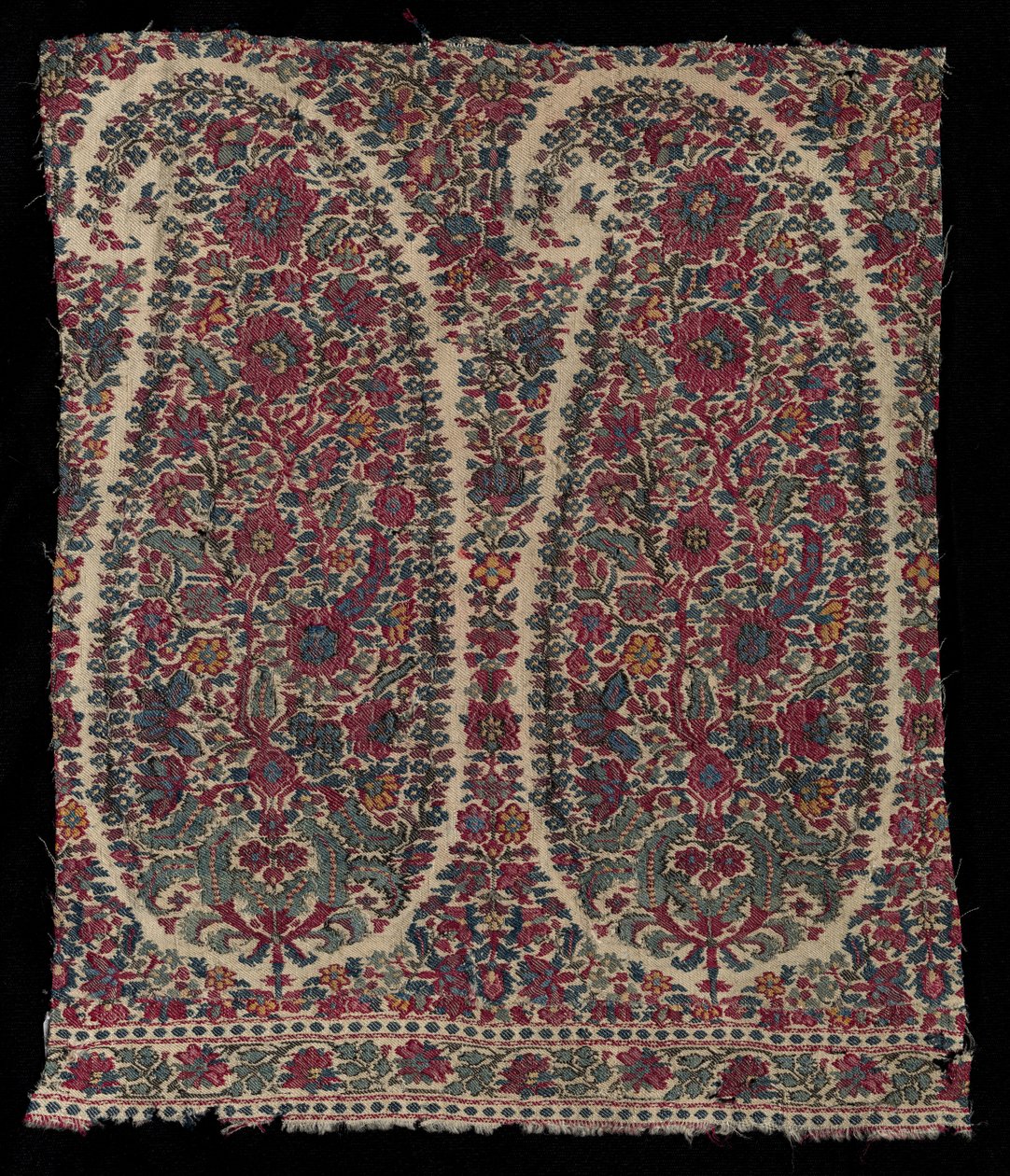 قطعة شال طويلة ، 1820-1825. بواسطة غير معروف