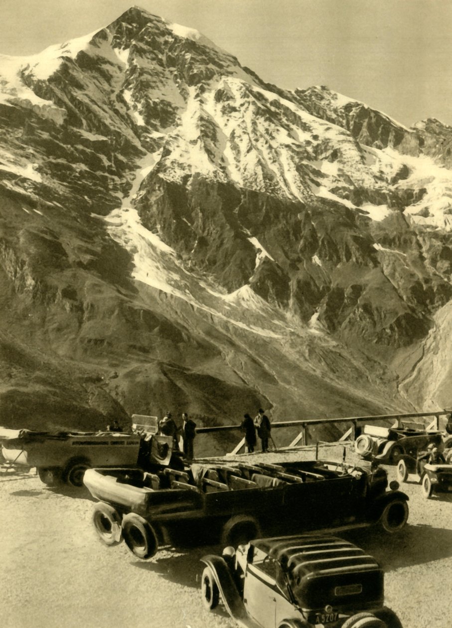 نقطة مراقبة في Hochmais على طريق Grossglockner Alpine ، النمسا ، c1935. بواسطة غير معروف